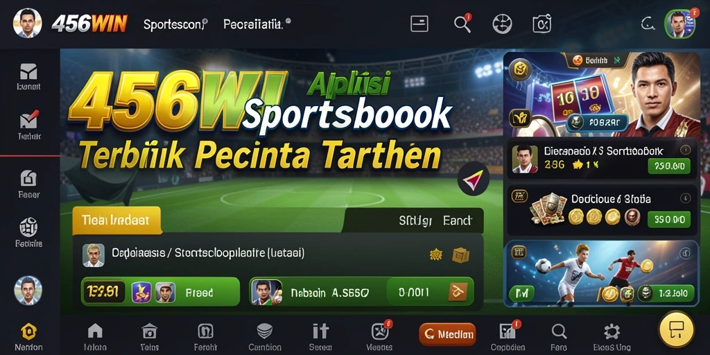 Screenshot gameplay 456WIN menampilkan antarmuka Sportsbook yang menarik.