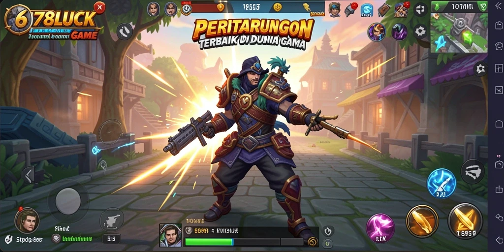 Screeshot utama 678LUCK menampilkan pertarungan yang mendebarkan.