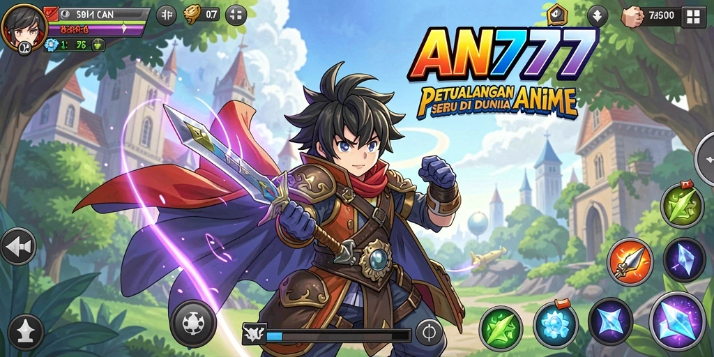 Screenshot AN777 menampilkan aksi seru dalam dunia anime yang menawan.