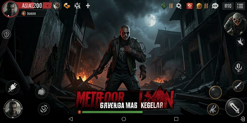 Menampilkan gameplay menegangkan dengan suasana yang mencekam.