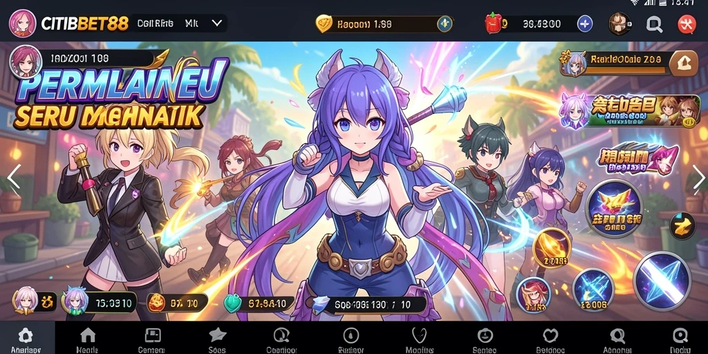 Tampilan gameplay CITIBET88 yang menarik dan penuh warna.