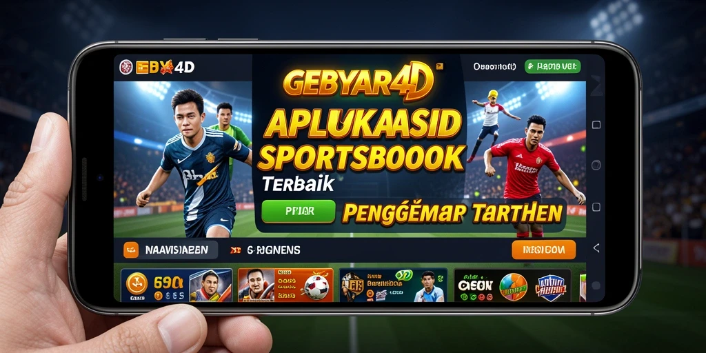 Tampilan menarik GEBYAR4D saat pengguna memasang taruhan olahraga.