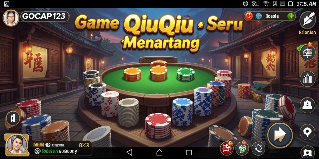 Gameplay seru QiuQiu di GOCAP123.