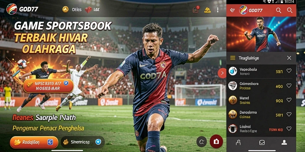 Screenshot utama GOD77 menampilkan pengalaman taruhan olahraga yang seru dan interaktif.
