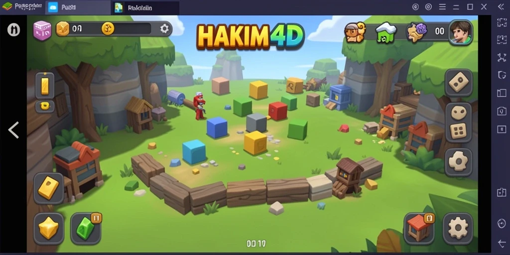 Screenshot gameplay HAKIM4D yang menampilkan tantangan puzzle yang menarik.