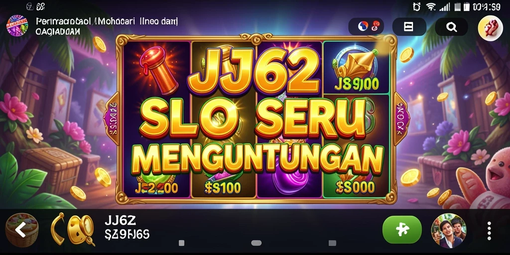 Gameplay JJ62 yang mengasyikkan dan penuh warna.