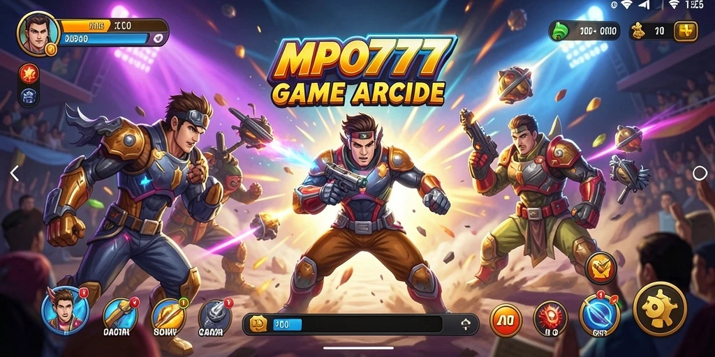 Tangkapan layar MPO777 menampilkan aksi seru dalam permainan Arcade.