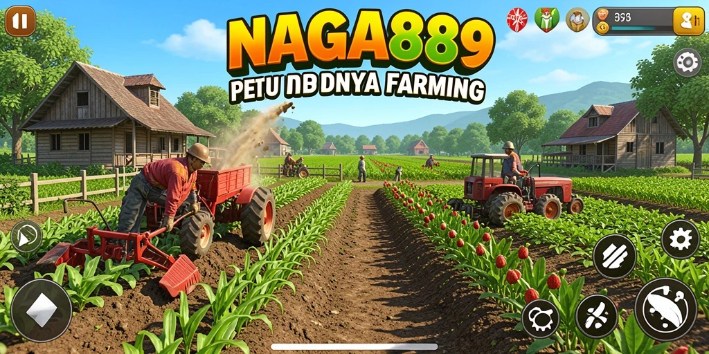 Gameplay NAGA889 menunjukkan pengalaman bertani yang menyenangkan.