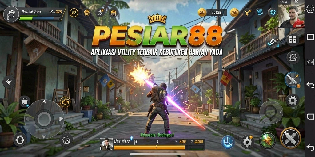 Tampilan antarmuka PESIAR88 yang intuitif dan menarik.