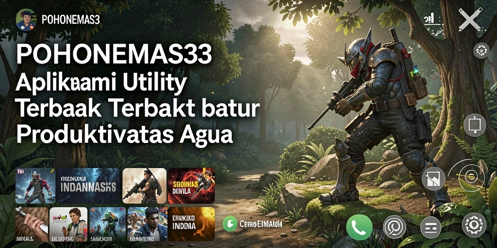 Tampilan antarmuka POHONEMAS33 yang intuitif dan mudah digunakan.