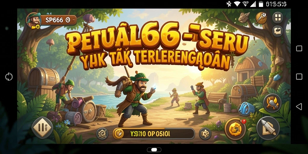 Tampilan gameplay seru dalam petualangan SP666.