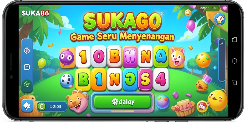 Tampilan seru dari gameplay Bingo di SUKA86.