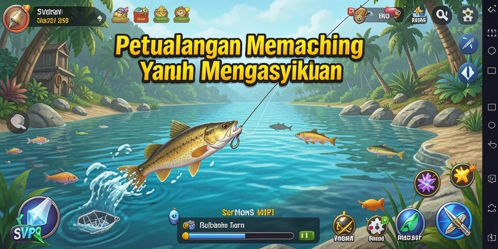 Tangkapan ikan yang menantang di SVIP9, tampilan gameplay yang menarik.