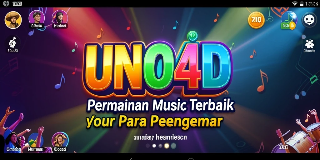 Screenshot gameplay <strong>UNO4D</strong> yang menampilkan pengalaman interaktif permainan musik.