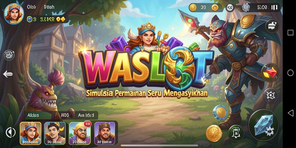 Tampilan gameplay menarik dengan simulasi interaksi sosial.